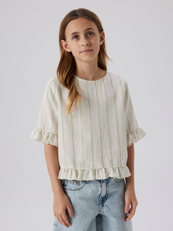 NAME IT Kortærmet Top Fizteks Arcadian Green Multi