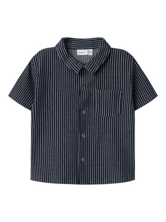 NAME IT Kortærmet Skjorte Fel Navy Blazer