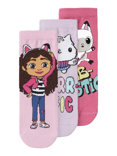 Se NAME IT 3-Pak Gabby Strømper Mellow Pink Frosting hos SmartKidz