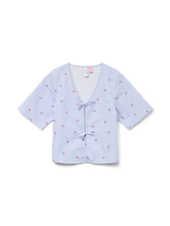 Vero Moda Girl Sløjfe Top Modea Cherry