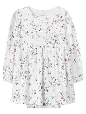 NAME IT Rib Body Kjole Filine Cloud Dancer