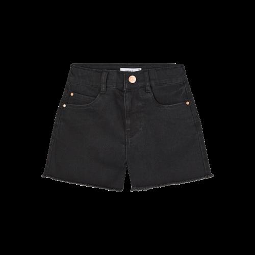NAME IT Højtaljede Denim Shorts Rose Black Denim