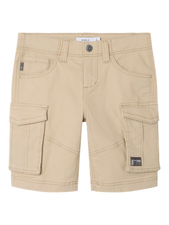 NAME IT Twill Shorts Ryan Oxford Tan