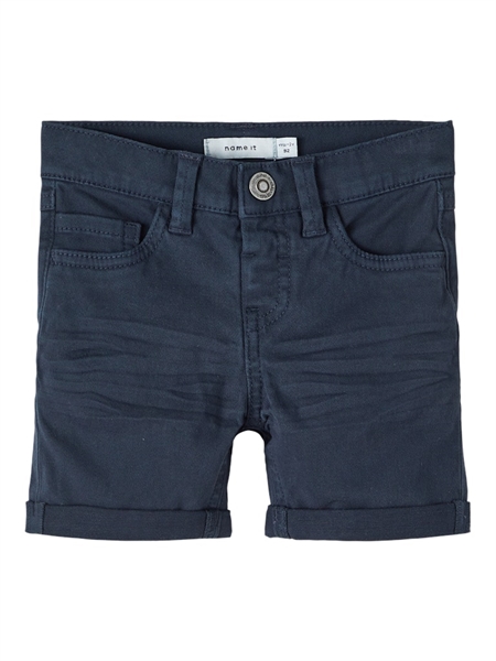 Se NAME IT Twill Shorts Silas Isak Dark Sapphire hos SmartKidz