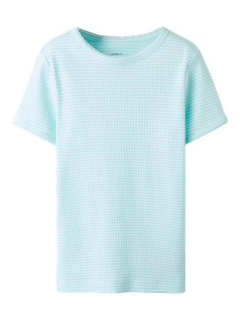 Se NAME IT Slim T-shirt Fikate Blue Light hos SmartKidz