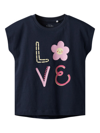 Se NAME IT Top Violet Navy Blazer Love hos SmartKidz
