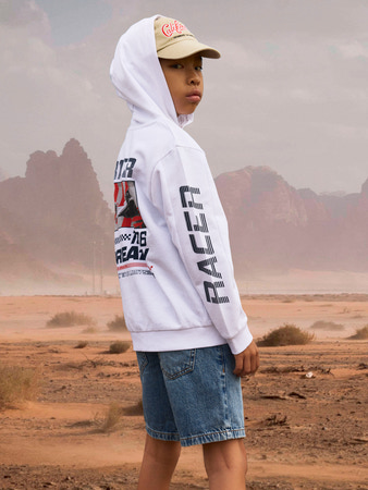 NAME IT Zip Sweat Hoodie Hepaw Bright White