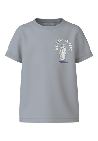 Se NAME IT T-shirt Vux Pearl Blue Peas hos SmartKidz