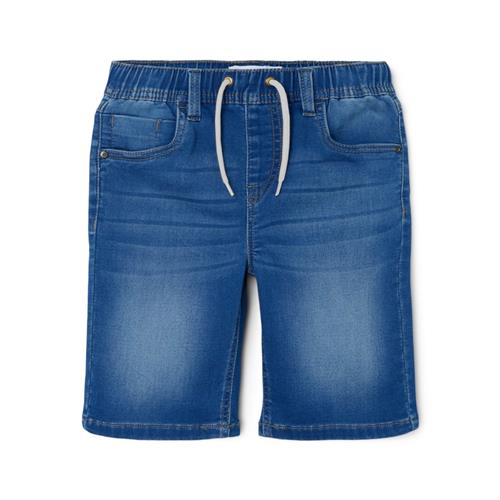 NAME IT Denim Jogger Shorts Ryan Dark Blue Denim