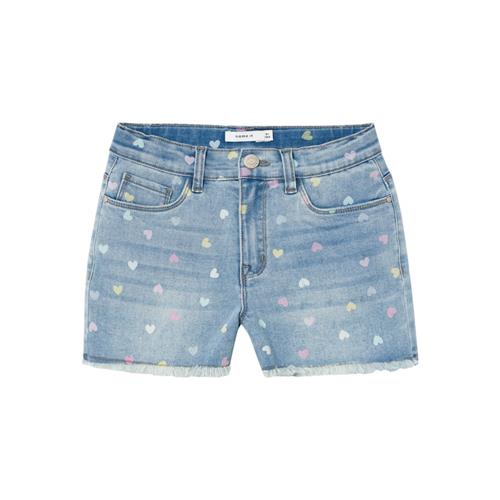 NAME IT Denim Shorts Rose Medium Blue Denim