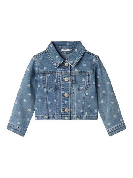 Se NAME IT Denim Jakke Falula Medium Blue Denim hos SmartKidz