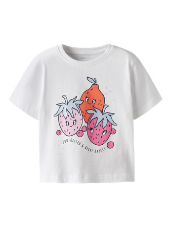 Se NAME IT T-shirt Helka Lucent White hos SmartKidz