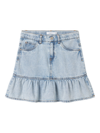 NAME IT Denim Nederdele Nynne Light Blue Denim