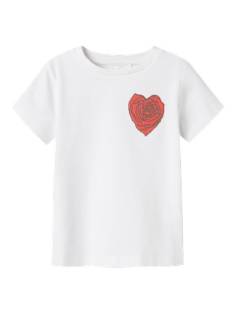 Se NAME IT T-shirt Honey Bright White hos SmartKidz