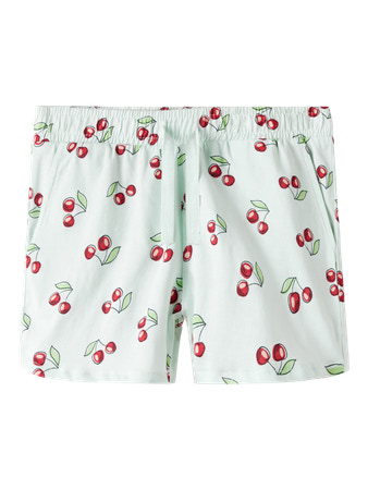 Se NAME IT Shorts Vigga Aqua Glass Cherry hos SmartKidz