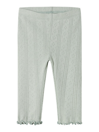 Se NAME IT Leggings Silke Aqua Gray hos SmartKidz