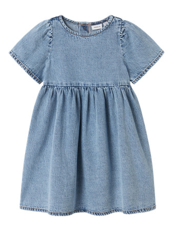 Se NAME IT Denim Kjole Gemma Loose Medium Blue Denim hos SmartKidz