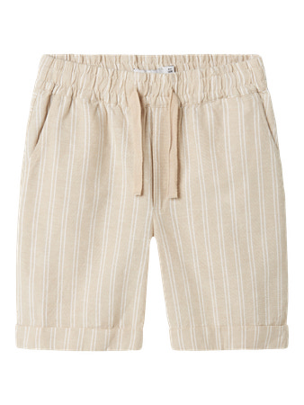 Se NAME IT Hør Shorts Halom Peyote hos SmartKidz