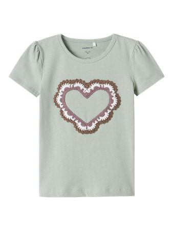 Se NAME IT T-Shirt Jamaria Aqua Gray hos SmartKidz