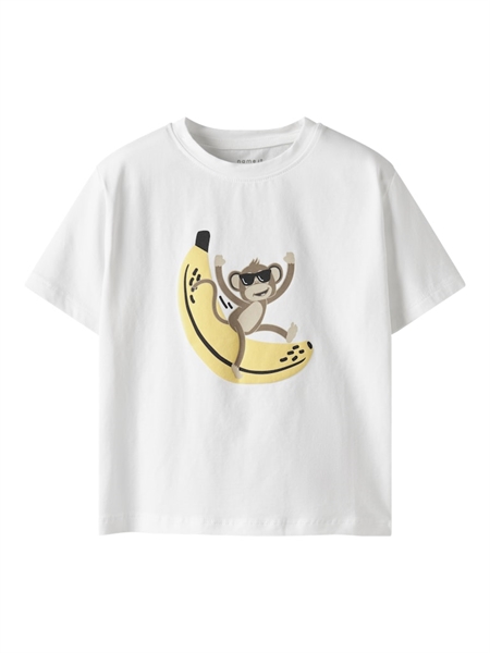 Se NAME IT T-shirt Jax Bright White hos SmartKidz