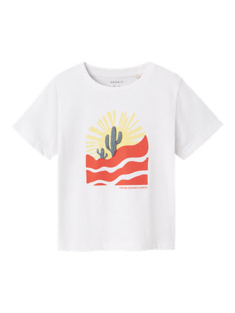 Se NAME IT T-shirt Haldur Bright White hos SmartKidz