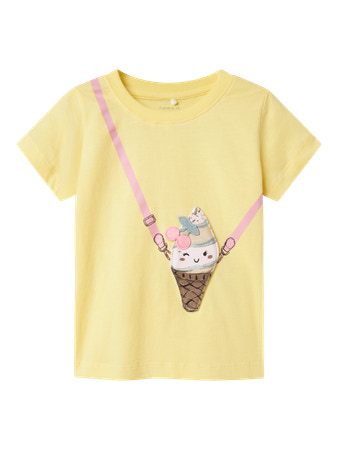 Se NAME IT T-shirt Jola Lemon Meringue hos SmartKidz