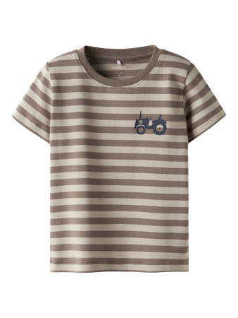 Se NAME IT T-shirt Jamoe Pure Cashmere Walnut hos SmartKidz