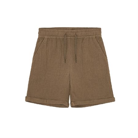 Se BIRKHOLM Muslin Shorts Teak Brun hos SmartKidz