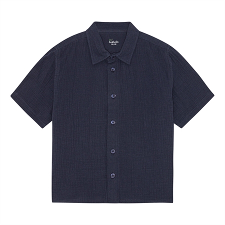 Se BIRKHOLM Muslin Skjorte Navy Blå hos SmartKidz