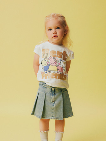 Se NAME IT Gurli Gris T-shirt Amanda Bright White hos SmartKidz