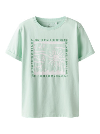 Se NAME IT T-shirt Vux Honeydew Square Beach hos SmartKidz