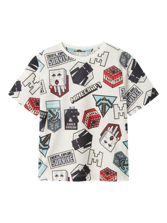 NAME IT T-shirt Minecraft Map Bright White