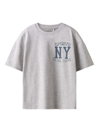 Se NAME IT T-shirt Valix Light Grey Melange hos SmartKidz