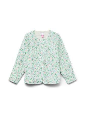 VERO MODA GIRL Quiltet Jakke Ditsy Cloud Dancer Ditsy