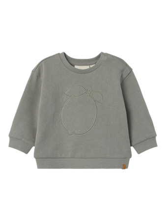Se LIL ATELIER Sweatshirt Jobo Forest Fog hos SmartKidz