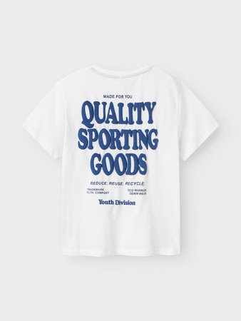 Se NAME IT T-shirt Lawson Bright White hos SmartKidz