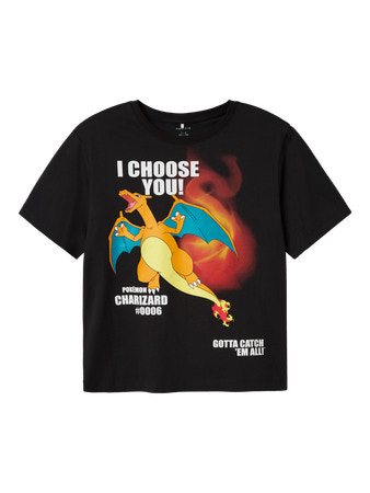 Se NAME IT Pokemon T-shirt Javis Black hos SmartKidz