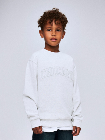 Se NAME IT Sweatshirt Lester Light Grey Melange hos SmartKidz
