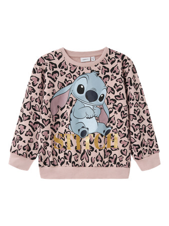 Se NAME IT Stitch Sweatshirt Janni Burnished Lilac hos SmartKidz