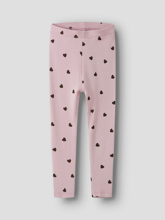 NAME IT Leggings Heart Burnished Lilac
