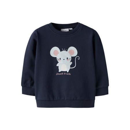 Se NAME IT Sweatshirt Vrillie Navy Blazer Mouse hos SmartKidz