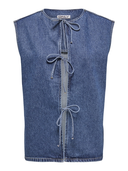 ONLY Sløjfe Vest Dorsi Medium Blue Denim