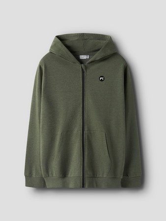 Se NAME IT Sweat Cardigan Vimo Rifle Green hos SmartKidz