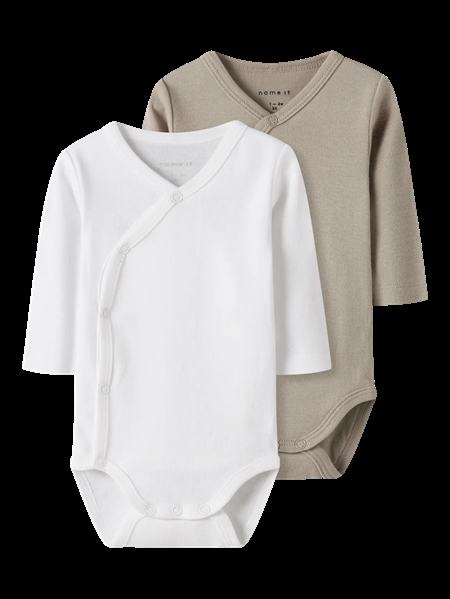 Se NAME IT 2-Pak Wrap Body Pure Cashmere hos SmartKidz