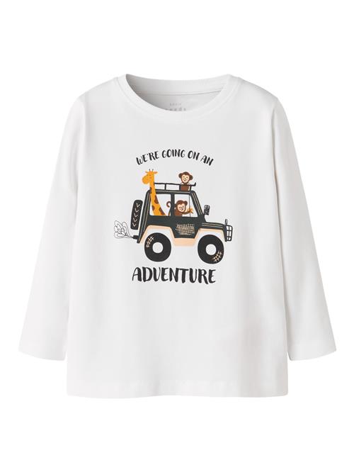 NAME IT Bluse Vux Bright White Jungle Car