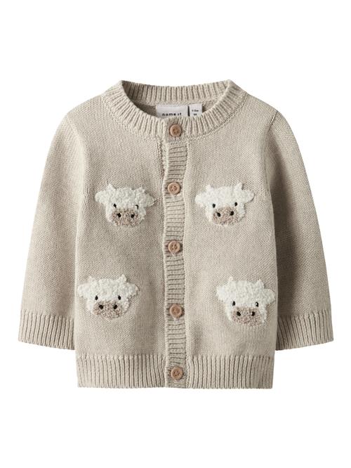 Se NAME IT Strik Cardigan Lional Peyote Melange hos SmartKidz