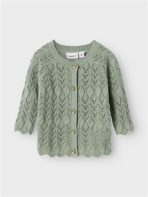 NAME IT Strik Cardigan Lilje Jadeite