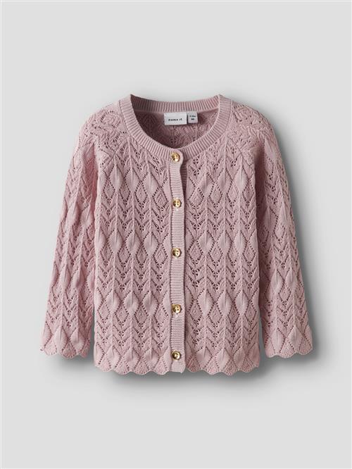 NAME IT Strik Cardigan Lilje Burnished Lilac