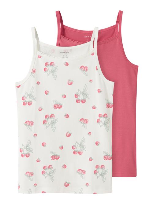 Se NAME IT 2-Pak Strop Toppe Raspberry Cloud Dancer hos SmartKidz