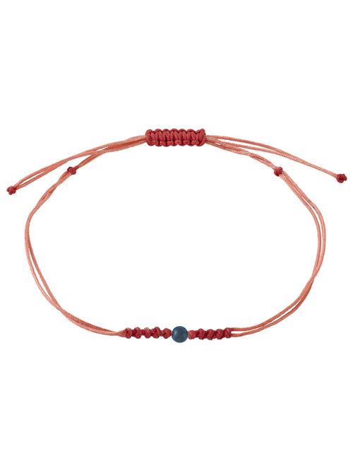 Pilgrim Armbånd 'Birthstones'  antracit / lys rød